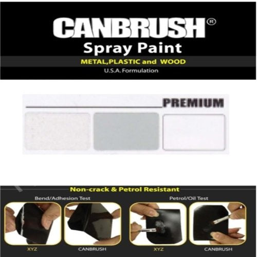 Canbrush Sparkling Glitter Colour Spray Paint Can Auto Home Diy Aerosol Crafts Gloss - White C69 - Bargain Genie