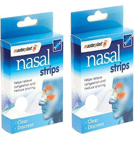 40 X Nasal Strips Nose Strips Helps Relieve Congestion and Reduce snoring Due to colds and Allergies Clear Comfortable and Discreet - Bargain Genie