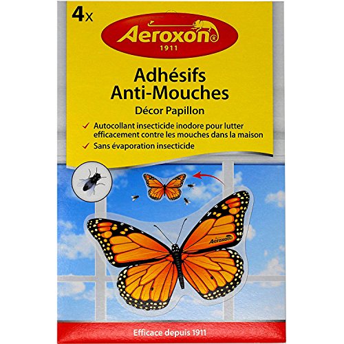 AEROXON 27756 Window Fly Bait Butterfly, Orange, 18 x 13 x 4 cm