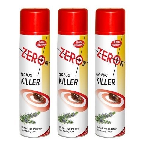 Zero In bed bug killer 300ml Pack Of 3 ZER968 - Bargain Genie