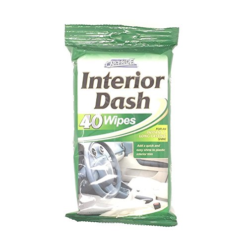 Car Pride interior dash wipes and window & mirror wipes - 40 wipes of each - Bargain Genie