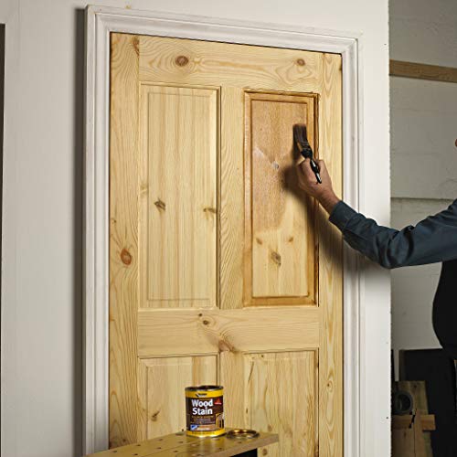 Everbuild WSTAINSWAL02-EBD Quick Drying Professional Solvent Free Satin Finish Wood Stain, Walnut, 250 ml - Bargain Genie