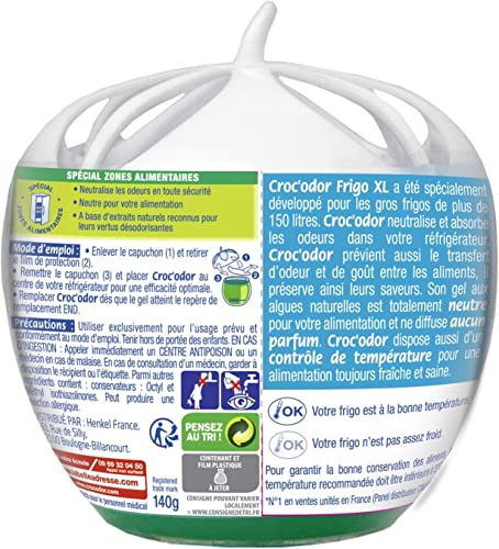 Croc Odor XL Fridge Deodoriser 140 g Parent - Bargain Genie