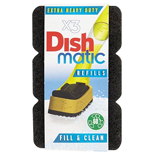 Dishmatic Extra Heavy Duty Scourer Refill (3) - Pack of 2 - Bargain Genie