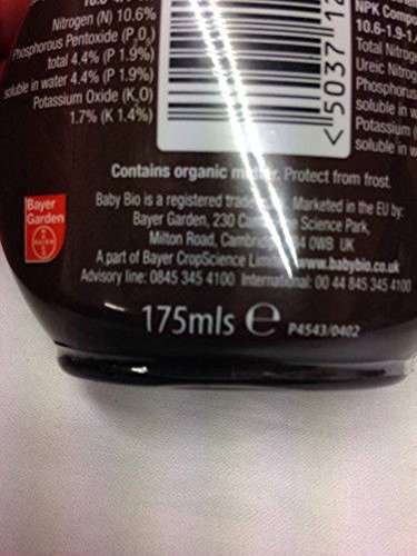 Pack of 3 Baby Bio 175ml Original Plant Feed Bottles, For Healthy Plants - Bargain Genie