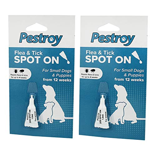 Guaranteed4Less PESTROY SPOT ON Puppy Small Dogs Flea Tick Repel Safe Treatment Pet - Bargain Genie