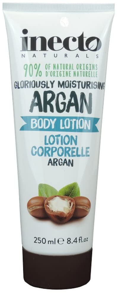 inecto Naturals Gloriously Moisturising Body Lotion, Argan 250 ml - Bargain Genie