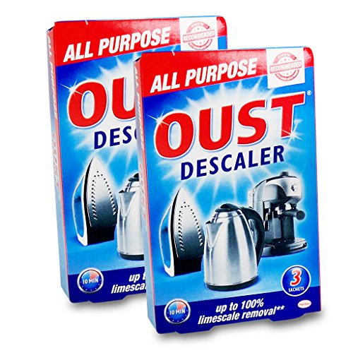 Oust Descaler All Purpose Limescale Remover Removal Kettle Iron Dishwasher (6 Sachets) - Bargain Genie