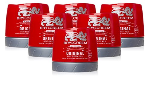 Brylcreem Original Red Hair Cream, 250 ml, Pack of 6 - Bargain Genie