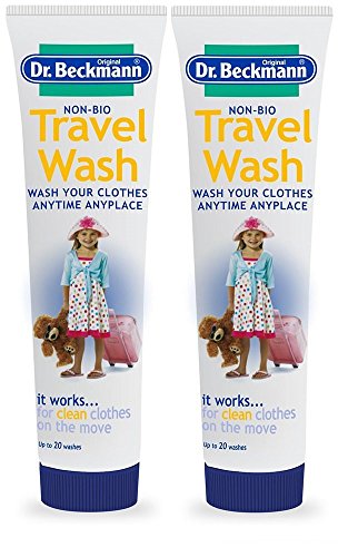 2x Dr. Beckmann Non-Bio Travel Wash 100ml - Bargain Genie