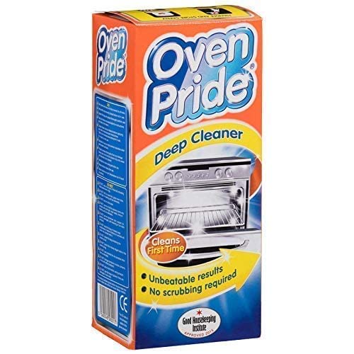 Oven Pride 500ml complete kit with SAFETY Gloves and SMART bag for Rack + Grill Easy cleaning Degreases oven without need for scrubbing, oven pride complete oven cleaning kit - Bargain Genie