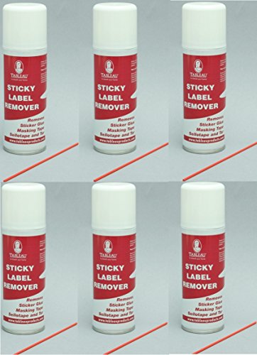 6 x Tableau Sticky Label Remover - 200ML - Bargain Genie