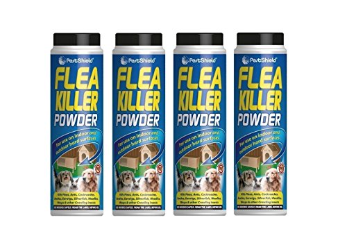 Pestshield Flea Killer Powder Crawling Insect Killer Indoor & Outdoor 200g Each (4pack) - Bargain Genie