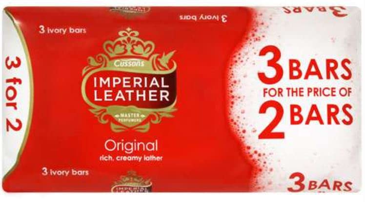 Imperial Leather Bar Soap Original Classic Cleansing Bar, Gentle Skin Care, Bulk Buy, Pack of 8 x 4 bars (total 32 bars)