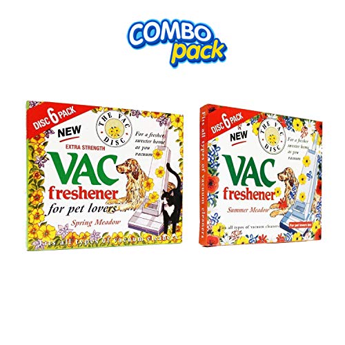 Vac Vacuum Cleaner Freshener Spring and Summer Meadow Hoover Disc For Pet Lovers, Air Freshener - Combo Pack(12 Disc)