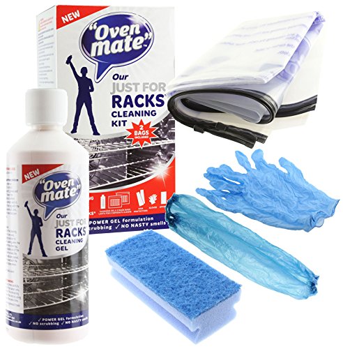 Oven Mate Just For Racks Cleaning Gel Kit For Oven Shelves & BBQ Grills (Pack of 3) - Bargain Genie