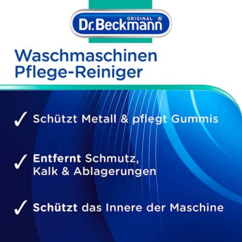 Dr. Beckmann Washing Machine Care Cleaner, Machine Cleaner with Activated Carbon 3 x 250 ml