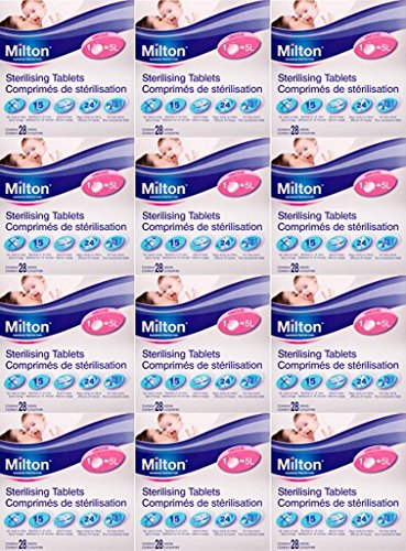 Milton Steralising Tablets 28 Tablets x 12 Packs - Bargain Genie