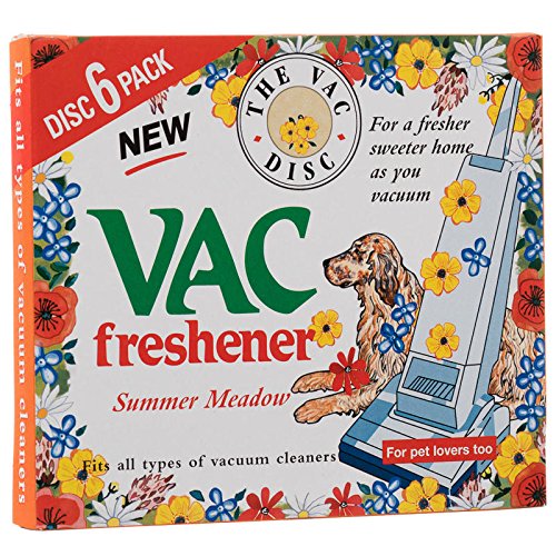 2 x Vacuum Cleaner Air Freshener Summer Meadow Pack of 6 Disc Pet Lovers Home Office Cleanliness Extra Strength Fresh Fragrance Vac Fits All Hoover - Bargain Genie