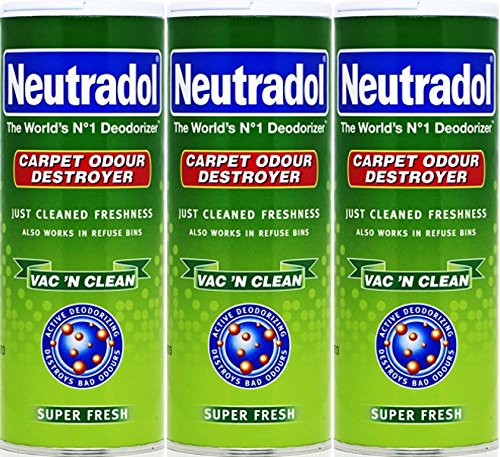 SIX PACKS of Neutradol Carpet Odour Destroyer Super Fresh 350g - Bargain Genie