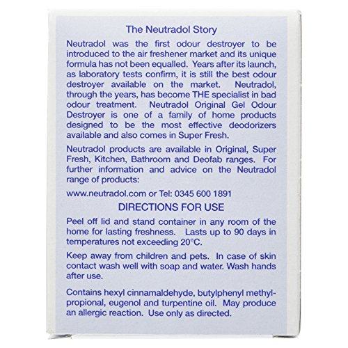 Neutrodol Original Gel Deodorizer 140 g (Pack of 12) - Bargain Genie