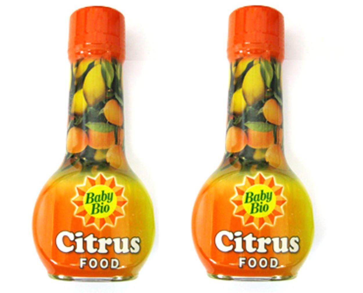 2 X Baby Bio Citrus Food Plant Food Feed Fertilizer 175Ml