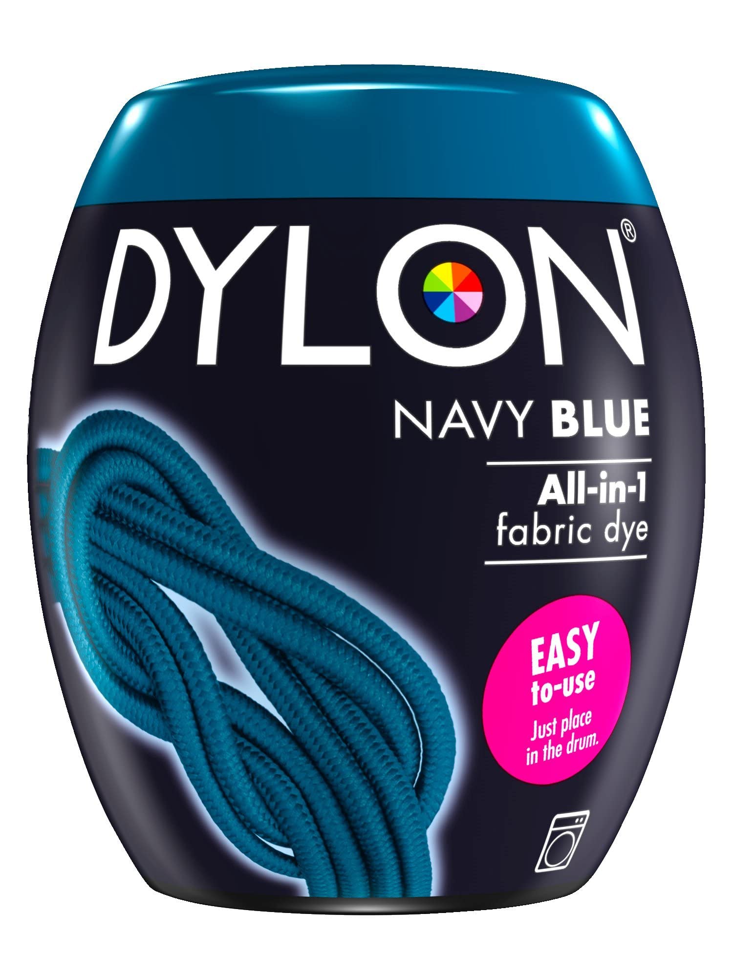 Dylon New 350g Navy Blue Machine Dye Pod 2 Pack