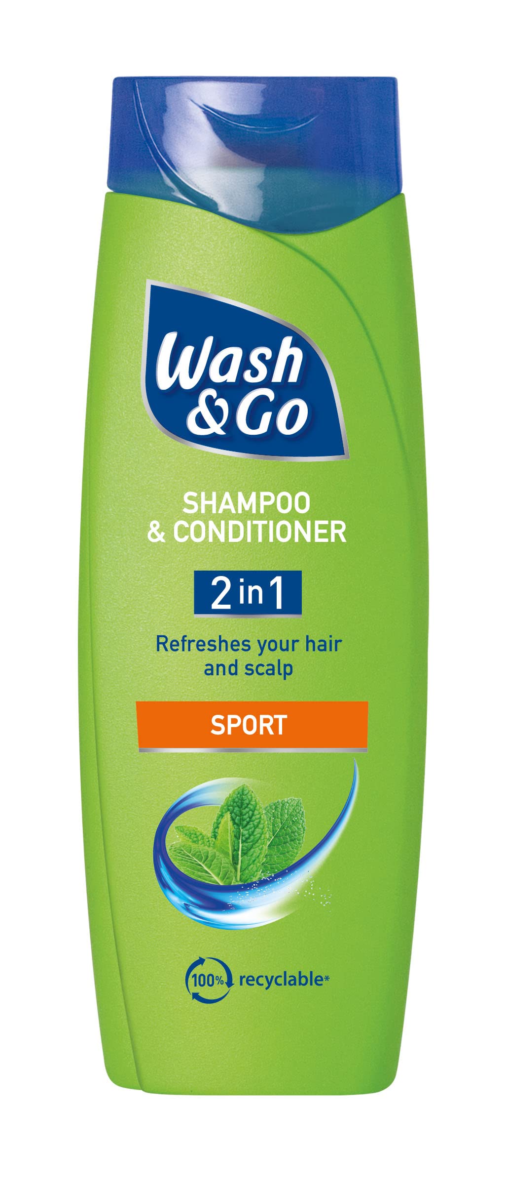 Wash & Go 2 in 1 Sport Shampoo and Conditioner X 9 bottles